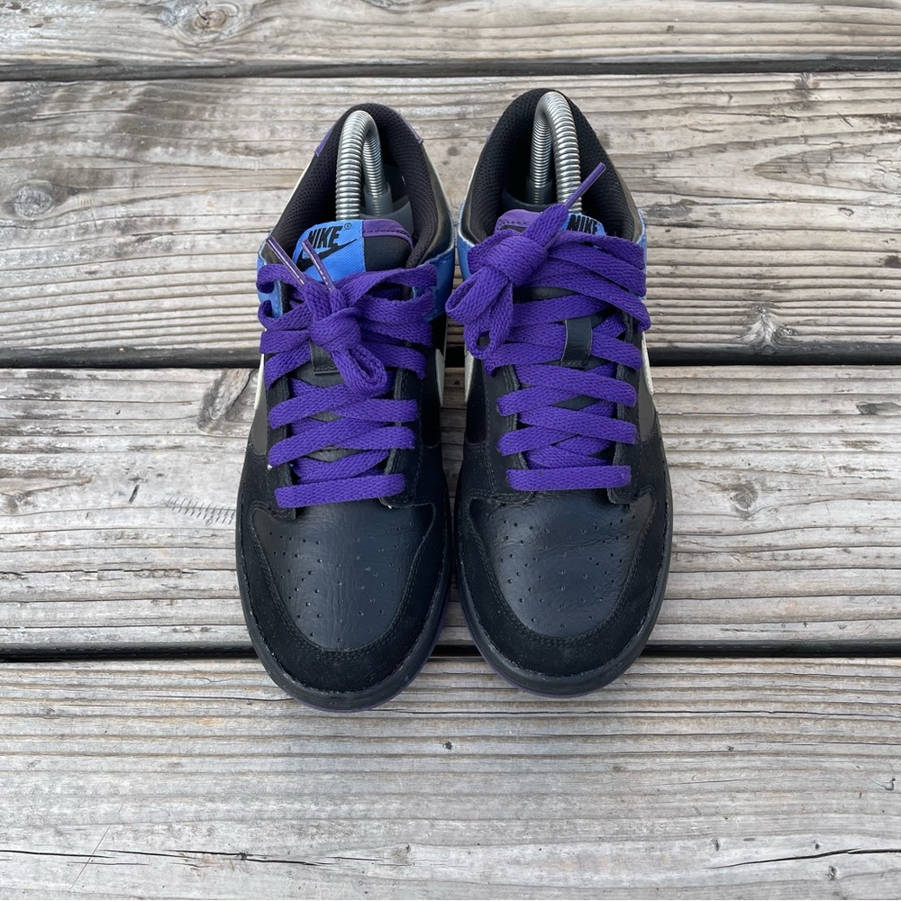 Women Size 6.5 / Size 5 Youth Rare 2009 Nike Dunk Low NYX Shoes Sneakers - Picture 5 of 9